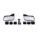 Golf Cart Mirror No-drilling Side Rear View Mirrors for EZGO Club Car Yamaha