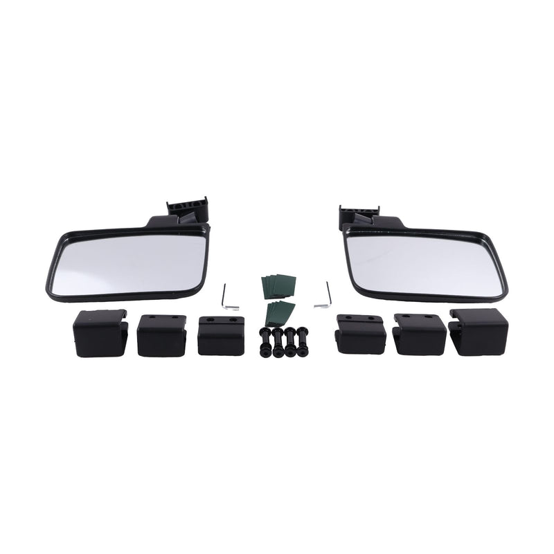 Golf Cart Mirror No-drilling Side Rear View Mirrors for EZGO Club Car Yamaha