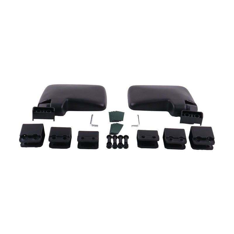 Golf Cart Mirror No-drilling Side Rear View Mirrors for EZGO Club Car Yamaha
