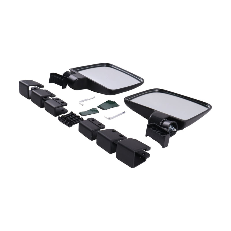 Golf Cart Mirror No-drilling Side Rear View Mirrors for EZGO Club Car Yamaha