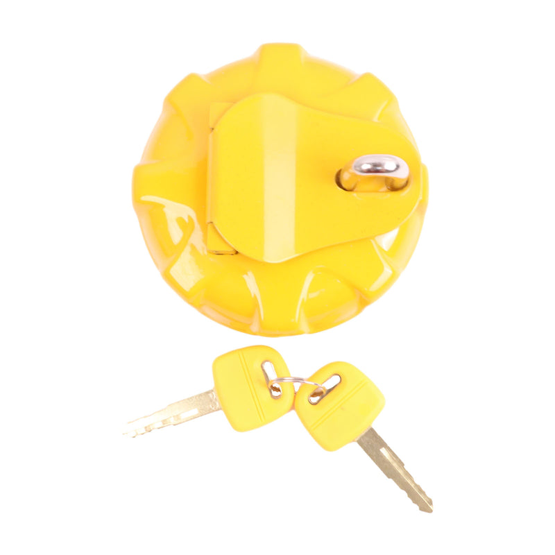 Fuel Cap With 2 Keys for Komatsu Excavator PC60-8 PC70-8 PC110-7 PC120-5 PC120-6 PC130-7 PC150-3 PC200-3 PC200-6 PC200-7 PC220-3 PC220-6