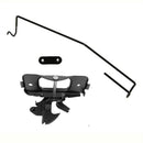 Hood Latch & Catch Striker & Rod & Safety Catch Kit 55275843AB 55275850AB 05143056AA for 2002-2009 Dodge Ram 1500 2500 3500