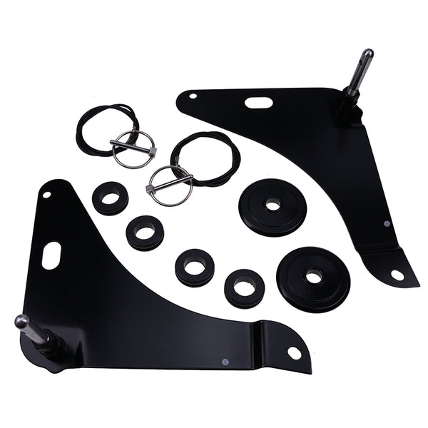 Hood Pin Kit Black 82214260AC P5155755 for Dodge Challenger