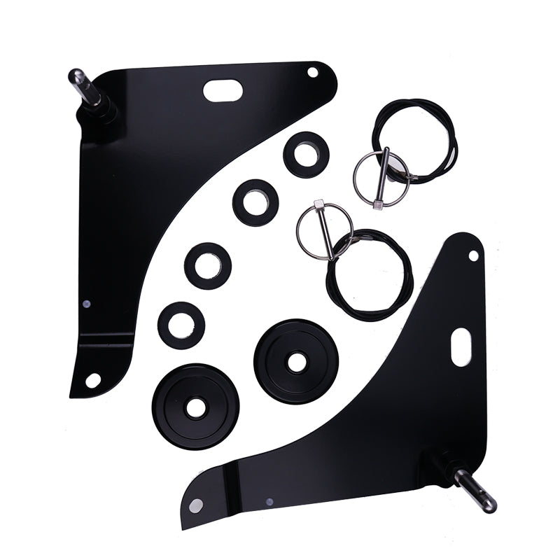 Hood Pin Kit Black 82214260AC P5155755 for Dodge Challenger