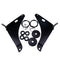 Hood Pin Kit Black 82214260AC P5155755 for Dodge Challenger
