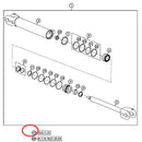 Hydraulic Cylinder Kit AH210484 for John Deere Loader 840 2254 210C 210LE 210LJ 300D 310C 310D 310E 310G 310J 310SE