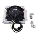Hydraulic Oil Cooler Radiator Fan H12-QH12SRQ for AGT Mini Excavator H12 QH12
