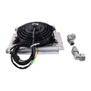 Hydraulic Oil Cooler Radiator Fan H12-QH12SRQ for AGT Mini Excavator H12 QH12