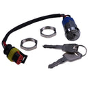 Ignition Switch Start Key 1220-520002-AC for Big Joe Forklift E30 EZ30 S22 Pallet Truck EPT20-ET ES10-10ES ES15-15ES