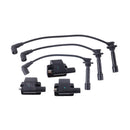 Ignition Coil with Spark Plug Wire Kit MIA11722 MIA11721 for Yanmar Engine 3TNV70 John Deere UTV XUV825i