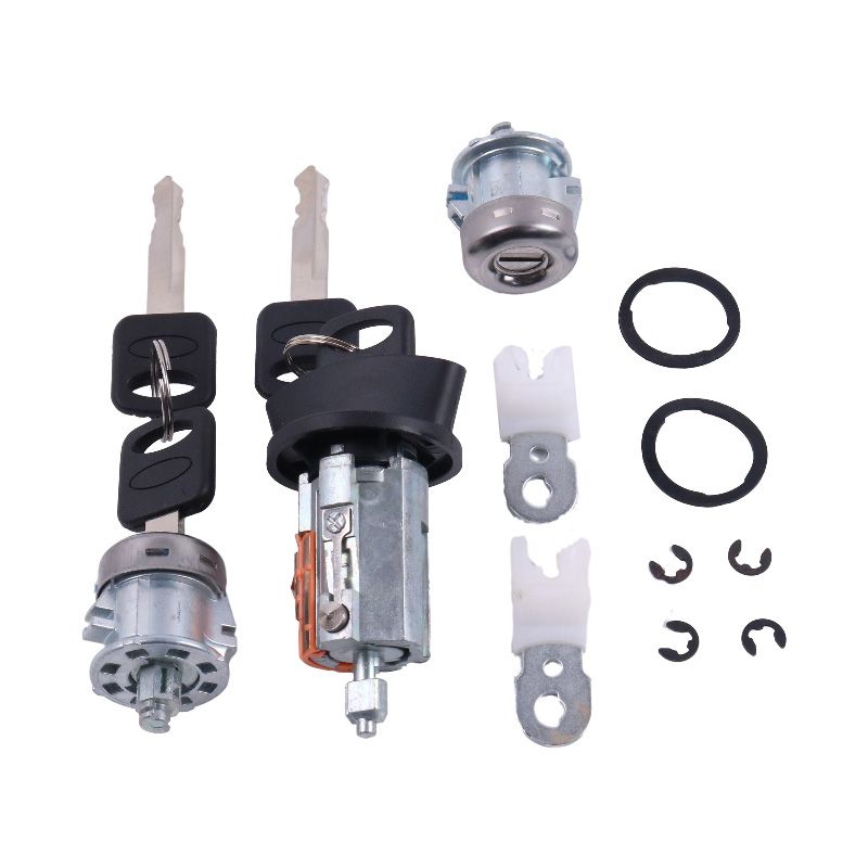 Ignition & Door Lock Cylinder With 4 Keys 703362 for Ford F150 F250 F350 F450