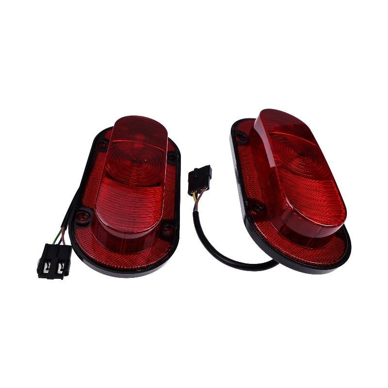 2 PCS LED Red Oval Tail Light 30-3153347 for Agco Tractor 100 120 140 160 185 2-105 2-150 2-180
