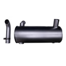 Muffler 5I-7935 with 2Pcs U Bolt 5I-7848 and Clamp 5I-7639 for Caterpillar CAT Engine 3064 Excavator 311B 312B E110B E120B E311 E312 E311B E312B