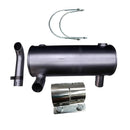 Muffler 5I-7935 with 2Pcs U Bolt 5I-7848 and Clamp 5I-7639 for Caterpillar CAT Engine 3064 Excavator 311B 312B E110B E120B E311 E312 E311B E312B