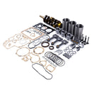 Standard Overhaul Rebuild Kit and 3PCS Connecting Rod with Crankshaft for Kubota Engine D902 Tractor BX2360 BX25 Utility Vehicle RTV900 RTV900G