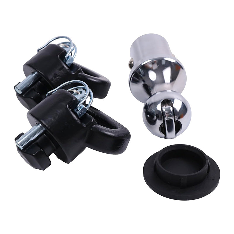 Puck System 2-5/16" Gooseneck Ball and Safety Chain Anchor Kit 60618 82216057AC for Ram Pickup Truck 2500 3500 2013-2023