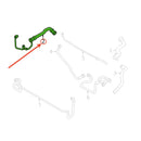 Radiator Coolant Hose 17127640916 for BMW 528i xDrive 2012-2017