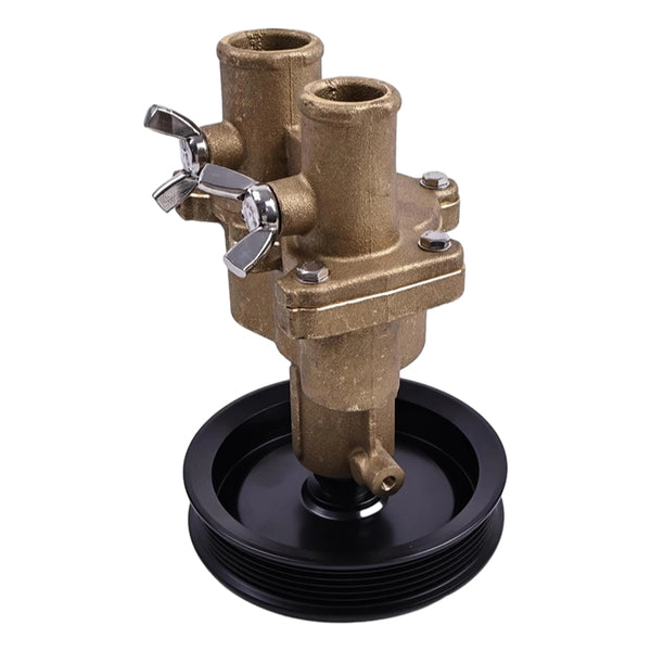 Raw Sea Water Pump with Pulley 46-8M0118067 46-862914T10 468M0122655 for Mercury Mercruiser Engine 4.3L 5.0L 5.7L 6.2L 350 357 383 MAG MPI