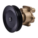 Raw Sea Water Pump with Pulley 46-8M0118067 46-862914T10 468M0122655 for Mercury Mercruiser Engine 4.3L 5.0L 5.7L 6.2L 350 357 383 MAG MPI