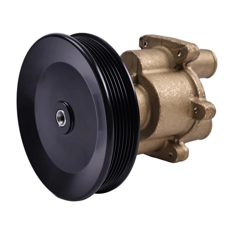Raw Sea Water Pump with Pulley 46-8M0118067 46-862914T10 468M0122655 for Mercury Mercruiser Engine 4.3L 5.0L 5.7L 6.2L 350 357 383 MAG MPI
