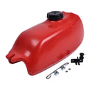 Red Gas Fuel Tank FT49070 123-6-9075 for 1973-1985 Honda ATV ATC70K