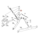 Right Lift Rod Assembly TC220-71562 for Kubota Tractor L2501D L2501H L3800DT L3800F L3400HST L3400F