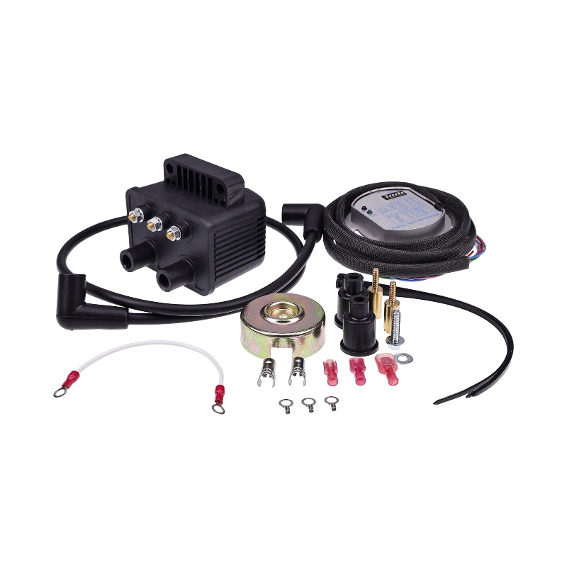 Single Fire Programmable Ignition Kit 53-660 for Harley-Davidson Engine Shovelhead Evolution Big Twin & XL 70-99