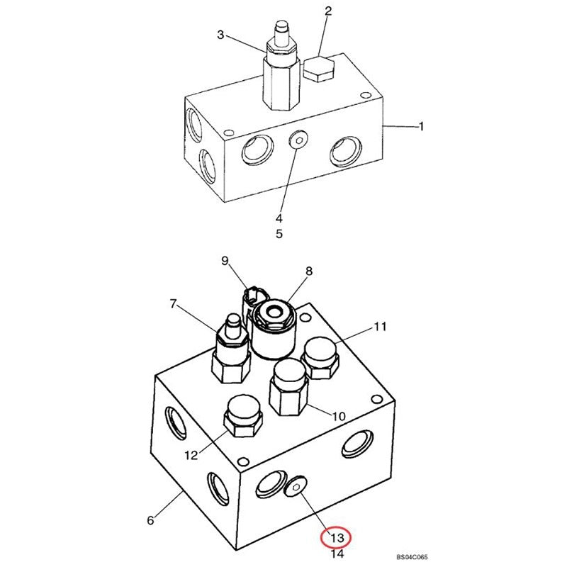 Solenoid Valve 8605066 for New Holland LW110.B LW130.B W170C W190C W230C W270C W300C F140 F170 F200 G140 G170