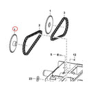 Sprocket 7134137 for Bobcat Loader S175 S185 S20 751 7753 Tractor S130 S160