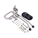 Stainless Twin-Stick Shifter With Boot NP205GM8 for GM NP205 8-Bolt Transfer Case