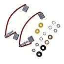 Starter Generator Motor Brush Set Kit 103347301 for Club Car Precedent Gasoline Tempo Golf Cart 2001-Up