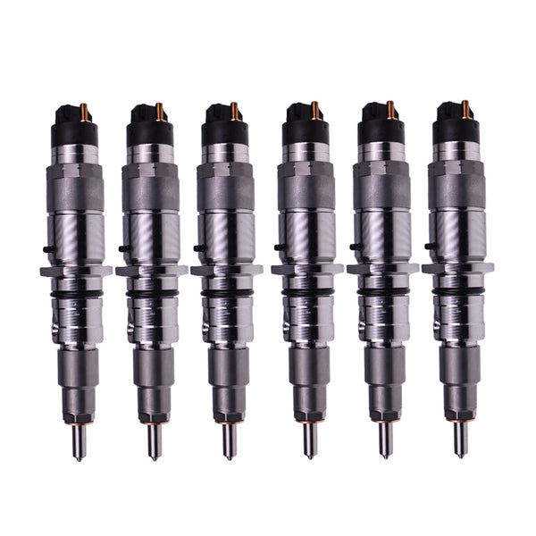 6 PCS Fuel Injector 6754-11-3011 for Komatsu Engine 4D107 6D107 Excavator PC200-8 PC200LC-8 PC220-8 PC240LC-8 PC270-8