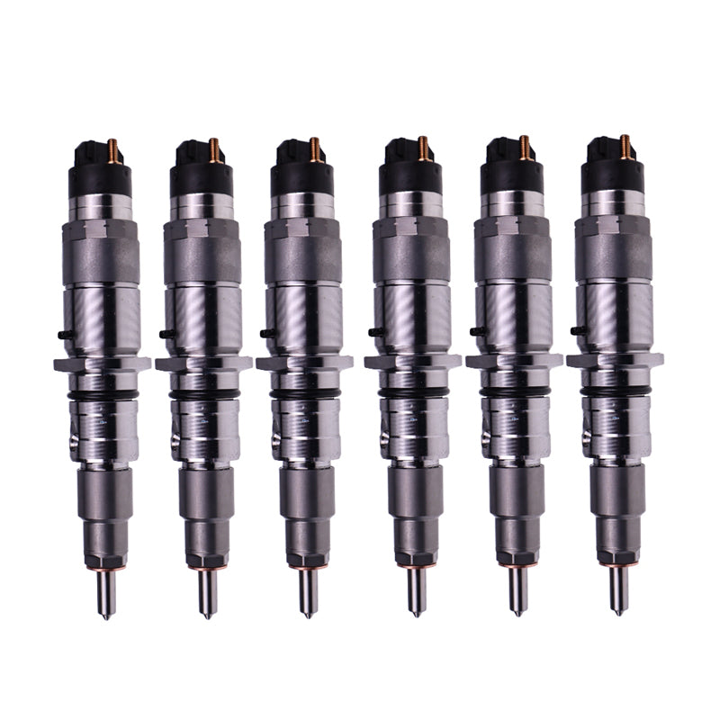 6 PCS Fuel Injector 6754-11-3011 for Komatsu Engine 4D107 6D107 Excavator PC200-8 PC200LC-8 PC220-8 PC240LC-8 PC270-8