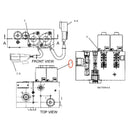 12V Swing Solenoid Valve 156-8847 for Caterpillar CAT Engine 3024 3013 Excavator 301.8 302.5 305.5 303 CR