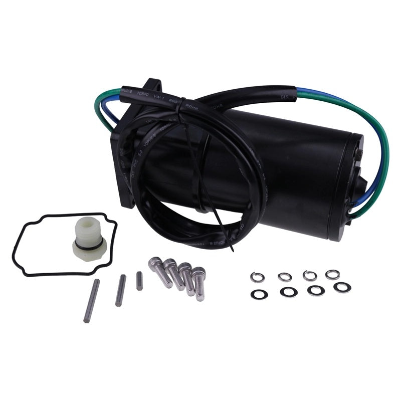 Tilt Trim Motor 15-10827 for Mercury Mariner Force 40-125 HP Single Ram 2 Wire 4 Bolt