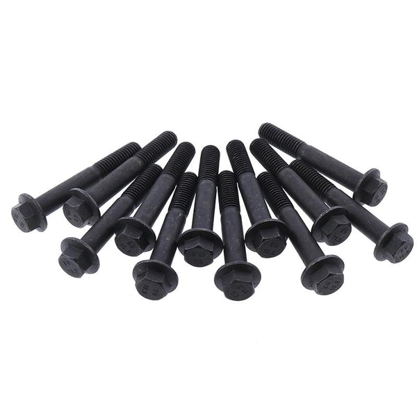 12 Pcs Exhaust Manifold Bolt 3944593 for 94-98 Dodge 5.9L 12 Valve Cummins