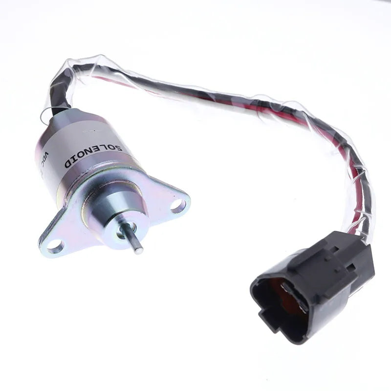 Fuel Shut Off Solenoid 129612-77940 for Yanmar 3TNV88-BPTB2 Engine TB235 Doosan DH80 Excavator