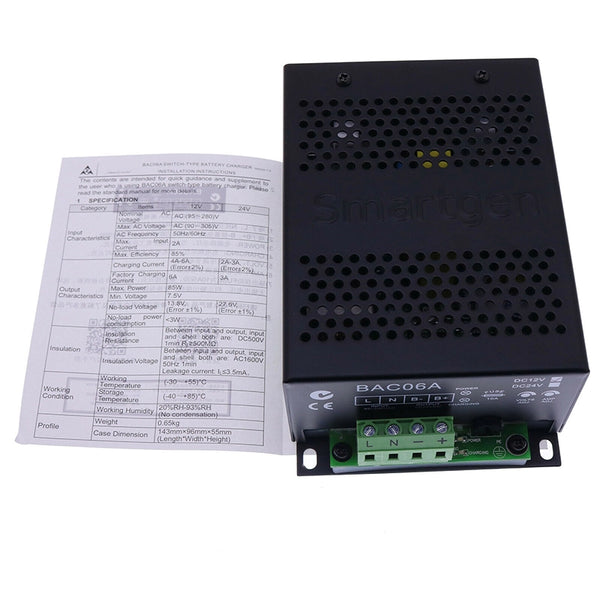 12V Battery Charger BAC06A Controller for Samartgen Generator