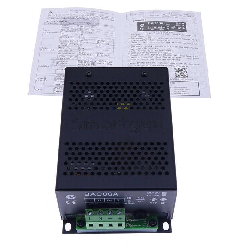 12V Battery Charger BAC06A Controller for Samartgen Generator