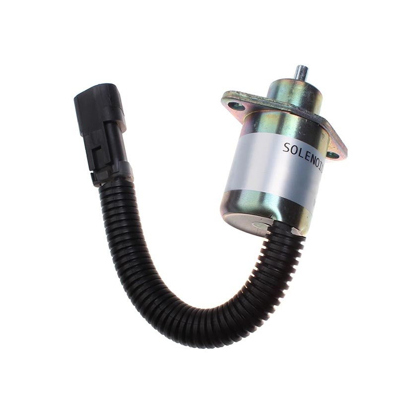 12V Shutoff Solenoid 172-7209 for Caterpillar CAT Engine 3034 Loader 232 262 252 242 906 257 277 267 287 247