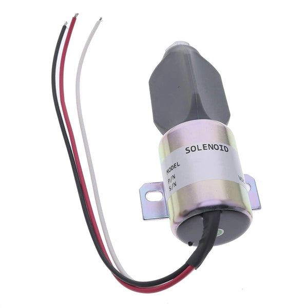 12V Stop Solenoid SA-3786-12 1753ES-12E6ULB1S1 for Kubota Engine 21HP Grasshopper Mower 721D2 91-05