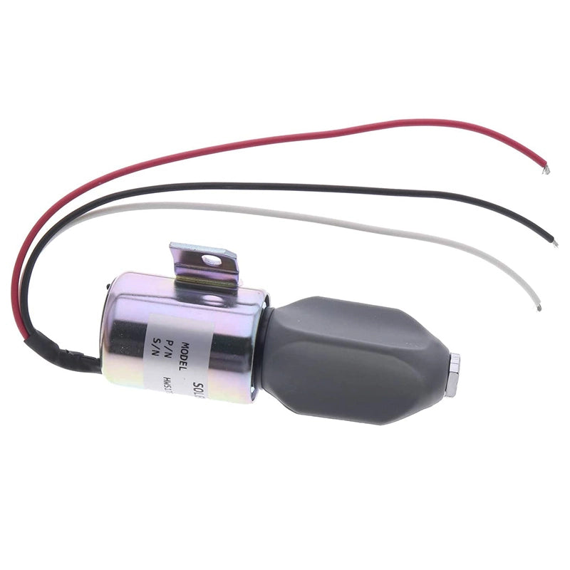 12V Stop Solenoid SA-3786-12 1753ES-12E6ULB1S1 for Kubota Engine 21HP Grasshopper Mower 721D2 91-05