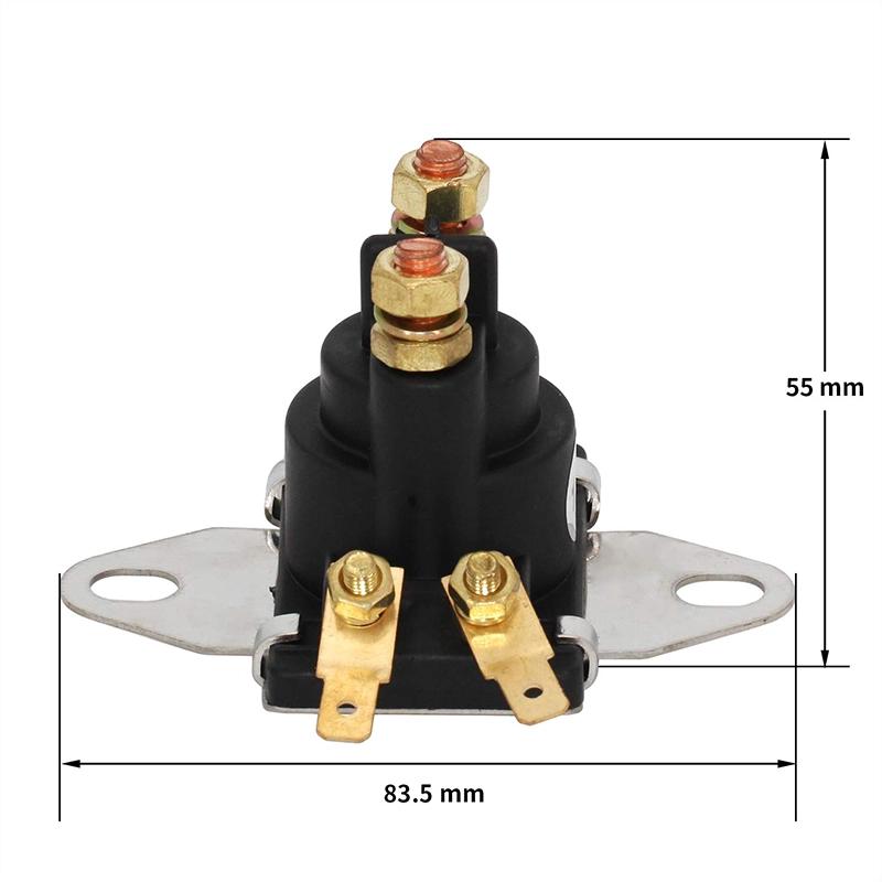 12V 4-Terminal Trim Solenoid Relay 18-5816 89-96054 for Mercruiser Sierra Mercury Marine Outboard Motor 35HP-275HP