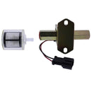 12V Fuel Pump 416-5886 with Filter 416-5884 for Caterpillar CAT Loader 226D 232D 236D 239D 242D 246D 249D 257D 259D 262D 272D 277D 279D 287D 289D 297D 299D