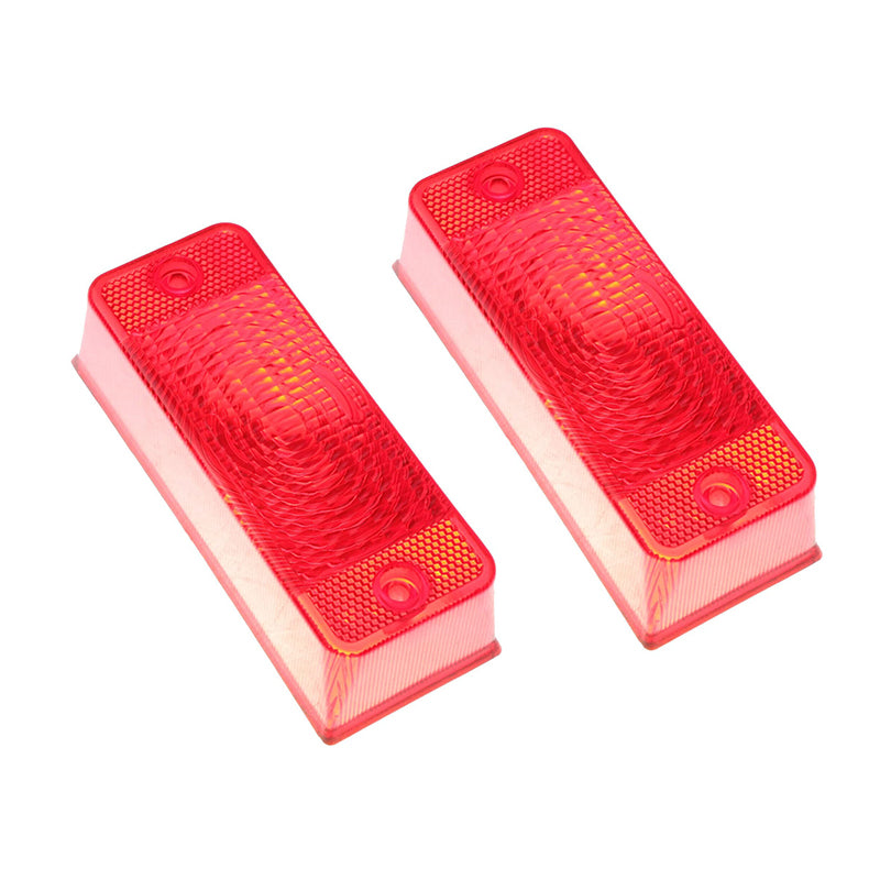 2 Pcs Red Tail Light Lens 6672276 for Bobcat Loader 553 751 753 763 773 863 873 883 963 T630 T650 T740 T750 T770 T870