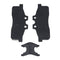 2 PCS Brake Pad T53800 4203440 564763 T53799 for Thwaites Dana Spicer Manitou