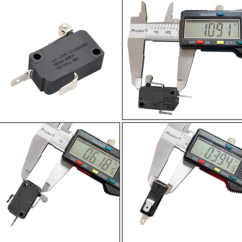 2pcs Micro Switch 10896 for EZGO Accelerator 1994-Up TXT PDS/DCS Golf Carts
