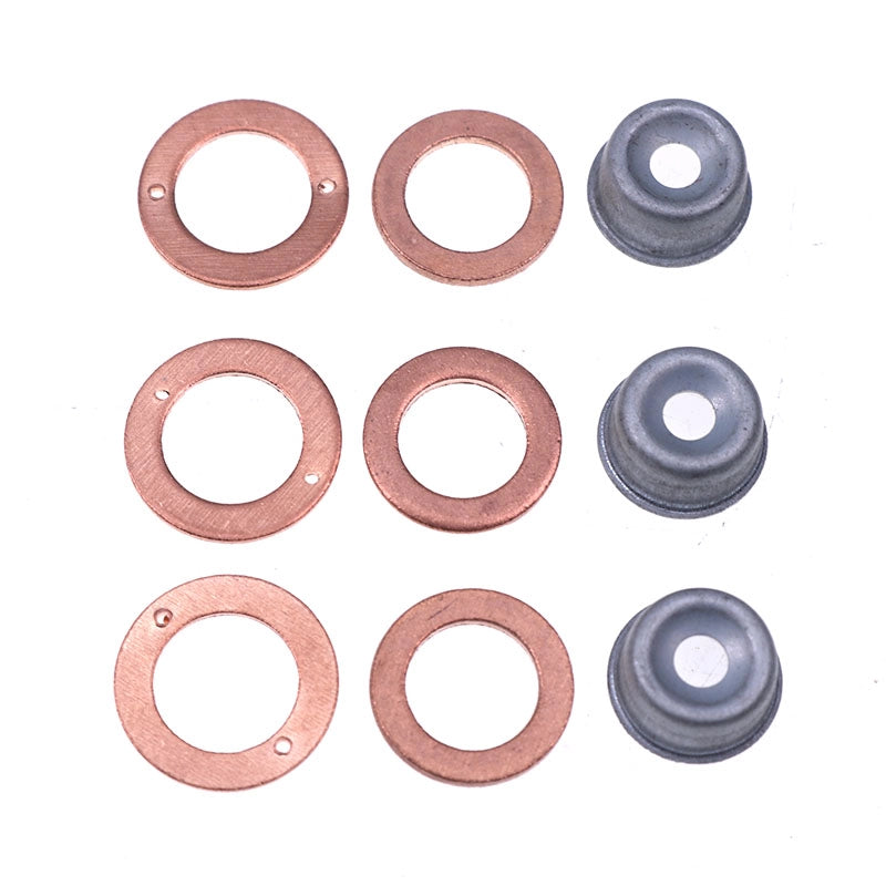 Cylinder Injector Seal Kit with Heat Shield 19077-53650 for Kubota Engine D722 D905 D1005 D1105 V1505 V3300 V3600