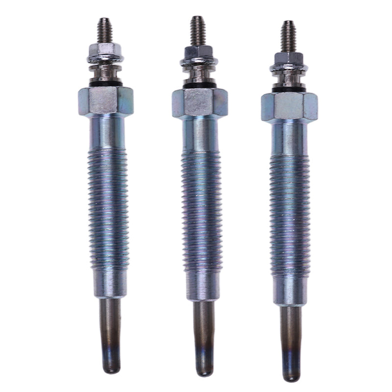 3 PCS Glow Plug E6303-65511 for Kioti Tractor CK25 CK27 CK30 CK35 DK35 DK40 DK45 DK50 DK55