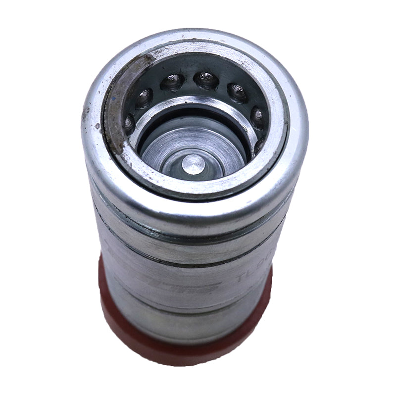 FP 3CFPV Push Pull Valve Breakaway Hydraulic Female Quick Coupler with Cap for John Deere 5720 5820 6010 6020 6110 6200 7130 7530